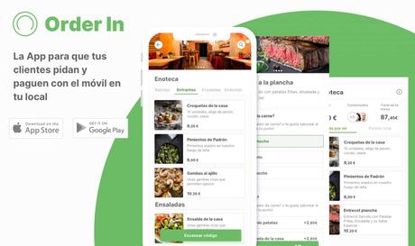 Order In: La app española para pedir y pagar dentro de los restaurantes Order In: La app española para pedir y pagar dentro de los restaurantes