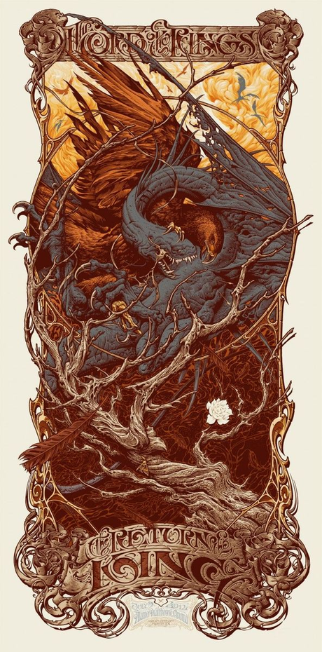 Carteles de El Señor de los Anillos, por Aaron Horkey