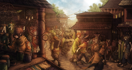 Itruefield village: day & night 5 different styles, de Aexetan Itruefield village: day & night 5 different styles, de Aexetan