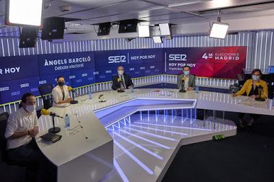 Monasterio revienta un debate, con provocaciones e insultos contra Pablo Iglesias.