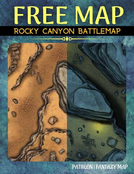 Rocky Canyon Battlemap, de fantasymaker Rocky Canyon Battlemap, de fantasymaker