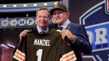 Cleveland y su afición se preparan para brillar en el Draft NFL 2021 Johnny Manziel Draft 2014 Cleveland