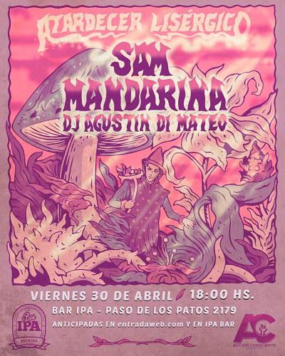 Mandarina y Sam - 30 de Abril en Mendoza