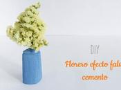 DIY: Florero efecto falso cemento