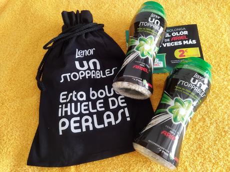 Probando las perlas Lenor UNstoppables perfume Ariel Probando las perlas Lenor UNstoppables perfume Ariel