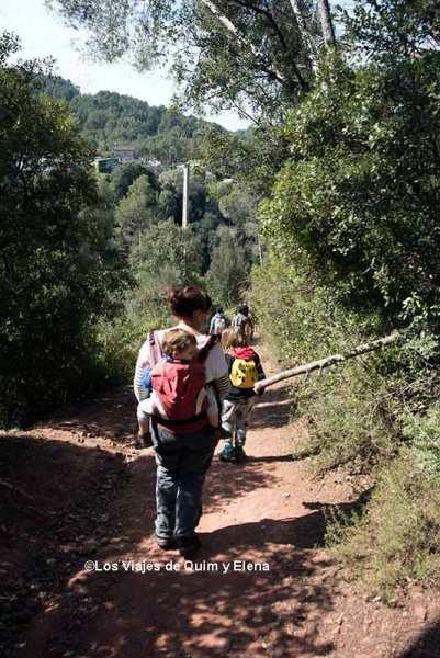 Comenzando la excursión al Gorg de la Mola
