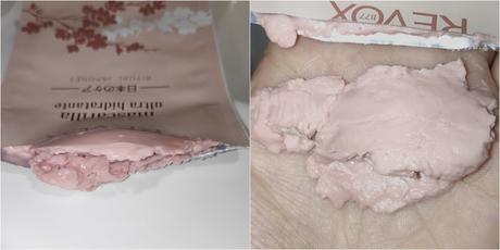 Mascarilla ultra hidratante en 3 minutos de Revox. Ritual japonés. Flor de cerezo