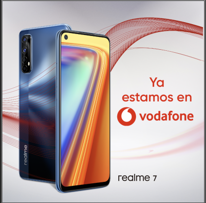 realme 7 disponible a través de Vodafone España realme 7 disponible a través de Vodafone España