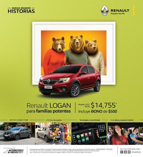 RENAULT LOGAN, EL INTEGRANTE QUE LE HACE FALTA A TU FAMILIA