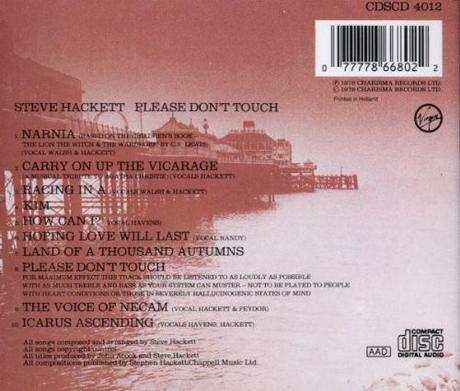 Steve Hackett ‎- Please Don't Touch! (1978)