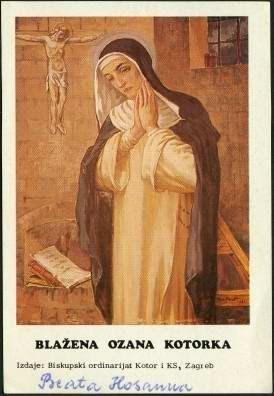 Devota del Sacramento, la Madre de Dios y la Pasión de Cristo.