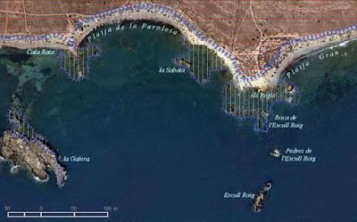 Aspectos geográficos del entorno físico: morfología de la costa de Nueva Tabarca