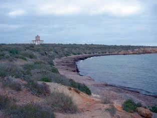 Aspectos geográficos del entorno físico: morfología de la costa de Nueva Tabarca