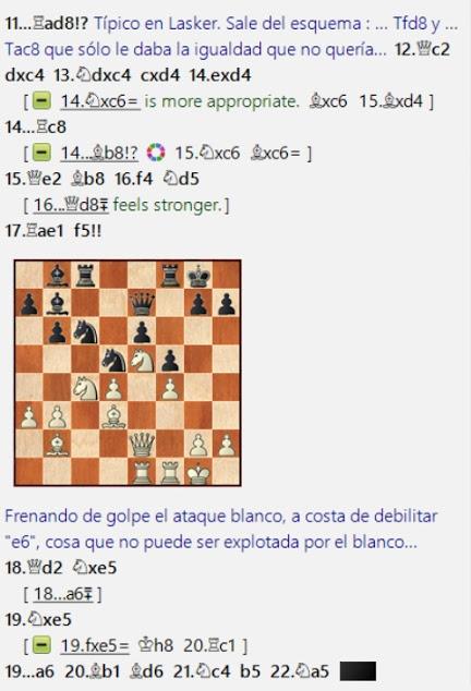 Lasker, Capablanca y Alekhine o ganar en tiempos revueltos (23)
