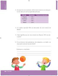 Estamos interesados en hacer de este libro matematicas pag 58 y 59 para quinto con respuestas paco el chato uno de los libros destacados porque este libro tiene cosas interesantes y puede ser útil para la mayoría de. En Busca De Descuentos Desafios Matematicos Bloque 5 Apoyo Primaria