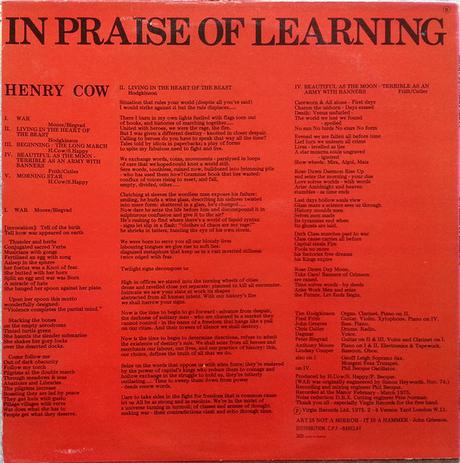 Henry Cow: El Cuarto Manifiesto de Libertad Creativa