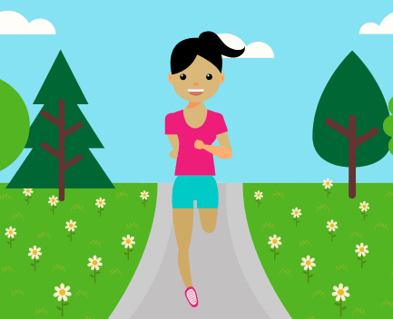 10 actividades para lograr el equilibrio emocional mujer corriendo