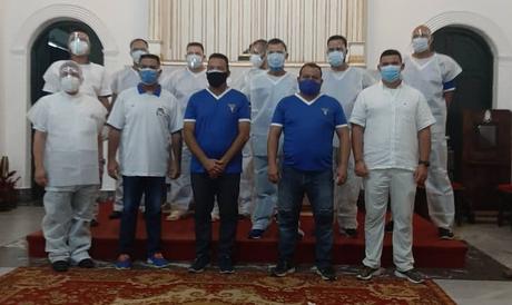 Cardumen de sardinas en Pampatar a pocos días de la fiesta del Cristo del Buen Viaje