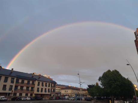 El Bierzo despide el jueves con un espectacular arcoiris 4