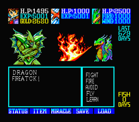 Navitune: Dragon Koukaiki de MSX2 traducido al inglés