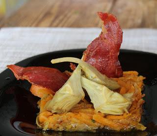 Alcachofas con jamón serrano Alcachofas con jamón serrano