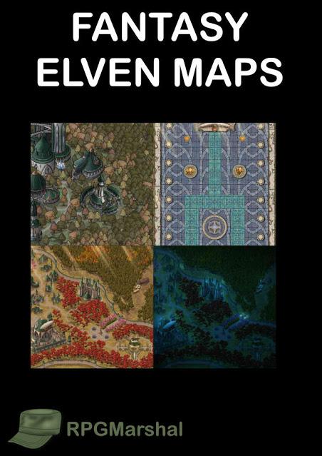 Fantasy Elven Maps Pack, de RPG Marshal