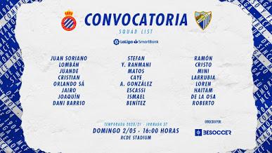 RCD ESPANYOL vs MALAGA CF