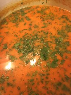 SOPA AFRICANA DE GARBANZOS Y COCO