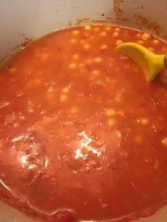 SOPA AFRICANA DE GARBANZOS Y COCO