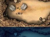 mapas Fantazymap: Campamento desierto acantilados fluviales