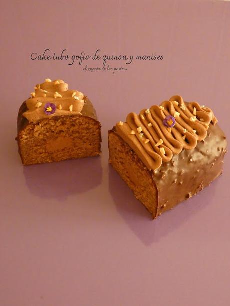 Cake Tubo Gofio de Quinoa y Manises (Cacahuetes)