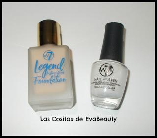 Base Maquillaje Legend y Esmalte uñas de W7 en Primor