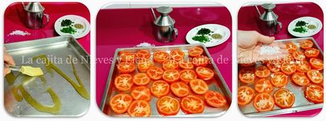 Dorada salvaje con tomates asados al estilo árabe