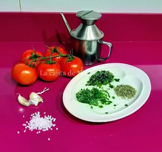 Dorada salvaje con tomates asados al estilo árabe