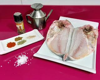 Dorada salvaje con tomates asados al estilo árabe