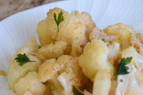 Coliflor salteada con ajo y pimentón de la vera