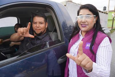 CANDIDATA ESMERALDA MORENO MEDINA PROPONE MÁS GUARDIA NACIONAL EN LAS CALLES DE TOLUCA