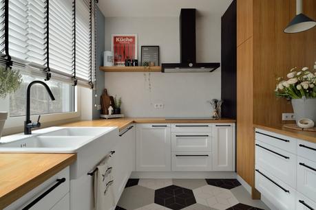 delikatissen warm interiors scandinavian warm decor open-plan interior madera y negro interior diáfano interior cálido interior abierto decoración acogedora cozy decor cocina nórdica cocina blanca cocina americana cocina abierta  