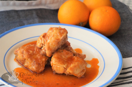 Pollo a la naranja