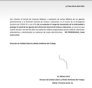 Información sobre Licencias en la provinciad e Buenos Aires