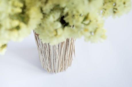 DIY: Jarrón de rafia natural