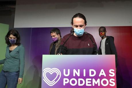 España: Pablo Iglesias dice que se alejará de la política tras derrota de Podemos