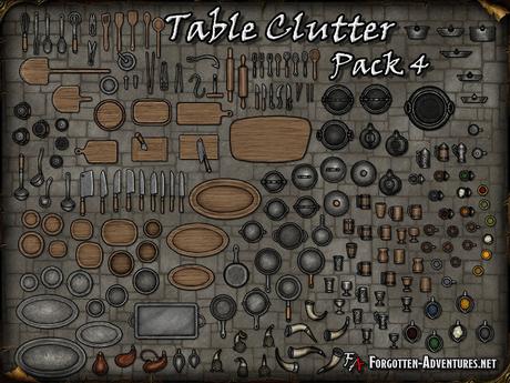 Table Clutter - Pack 4, de ForgottenAdventures