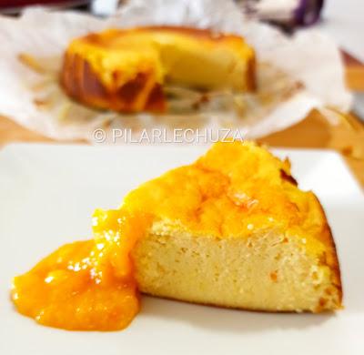 TARTA DE QUESO DE NARANJA Y MANDARINA TARTA DE QUESO DE NARANJA Y MANDARINA