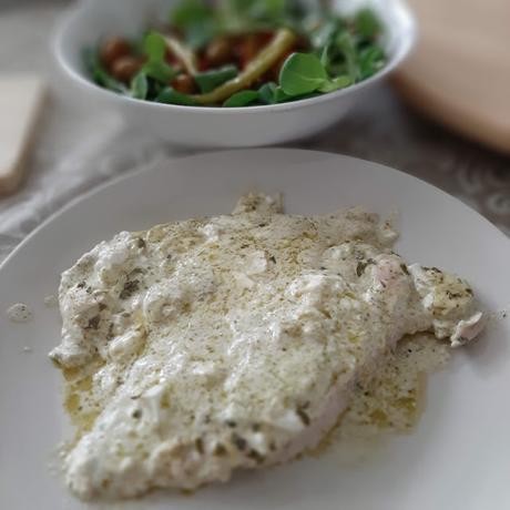 POLLO CON PESTO AL HORNO