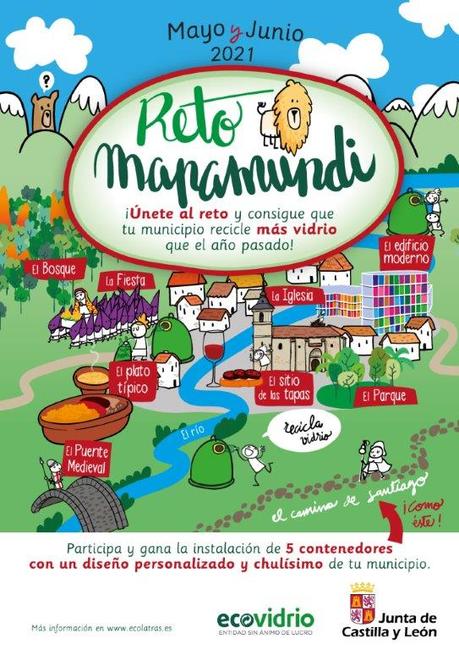 Bembibre pone en marcha la campaña de reciclaje “RetoMapamundi”