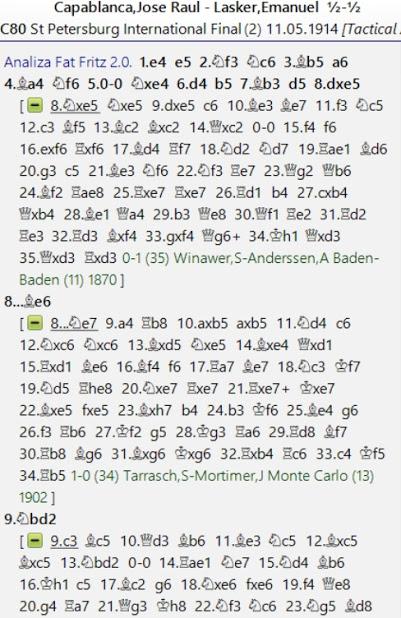 Lasker, Capablanca y Alekhine o ganar en tiempos revueltos (31)