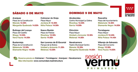 Sesión Vermú: conciertos para el 8 y 9 de mayo