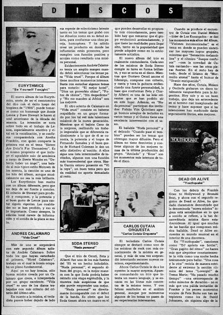 Soda Stereo - Nada Personal (1985)