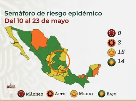Confirman semáforo verde para San Luis Potosí este 10 de mayo